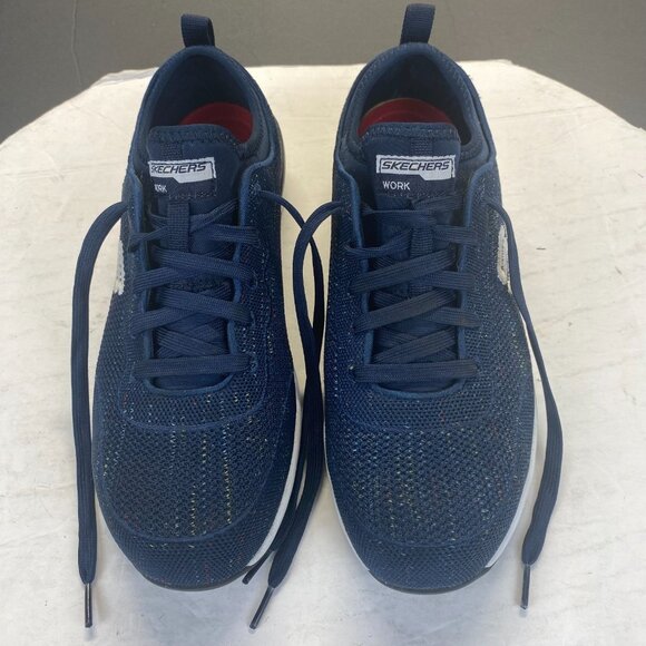 Skechers Womens Bulkin Balran Comp Toe Work Sneaker Navy Size 9.5 - Picture 2 of 12